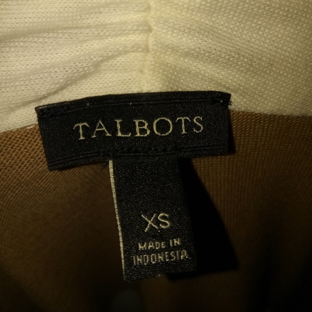 Talbots striped open cardigan - Picture 4 of 4